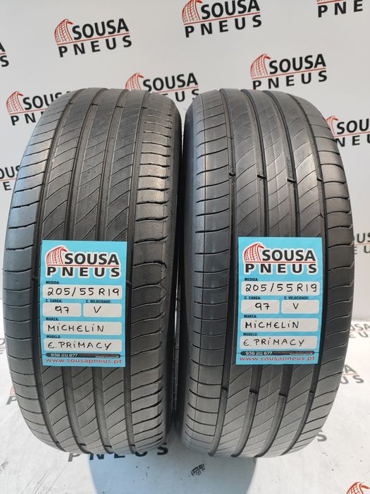 2 pneus semi novos 205-55R19 Michelin - Oferta dos portes