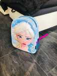 Plecak dla dziewczynki Elsa Frozen przedszkole niebieski