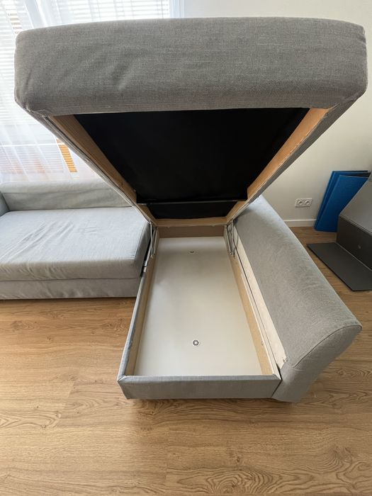 Narożnik kanapa Holmsund IKEA szary