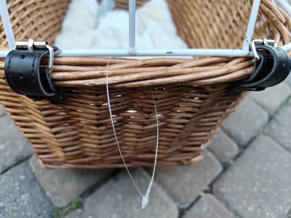 Aumüller solidny kosz na bagażnik rowerowy dla psów do 15 kg