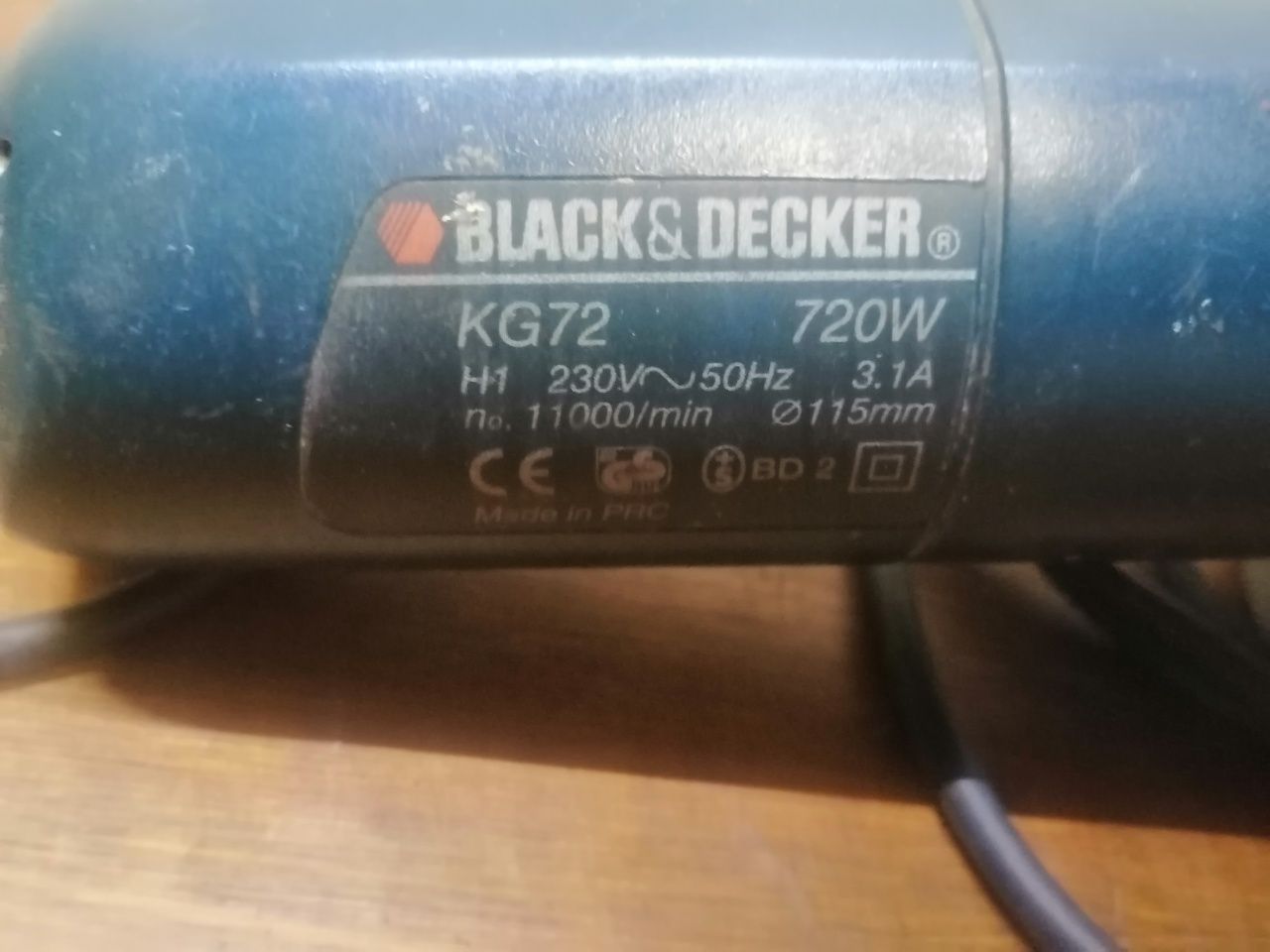 Szlifierka kątowa Black Decker