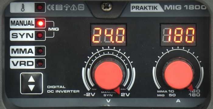 Spawarka MIG/MIG półautomat PRAKTIK MIG 1800