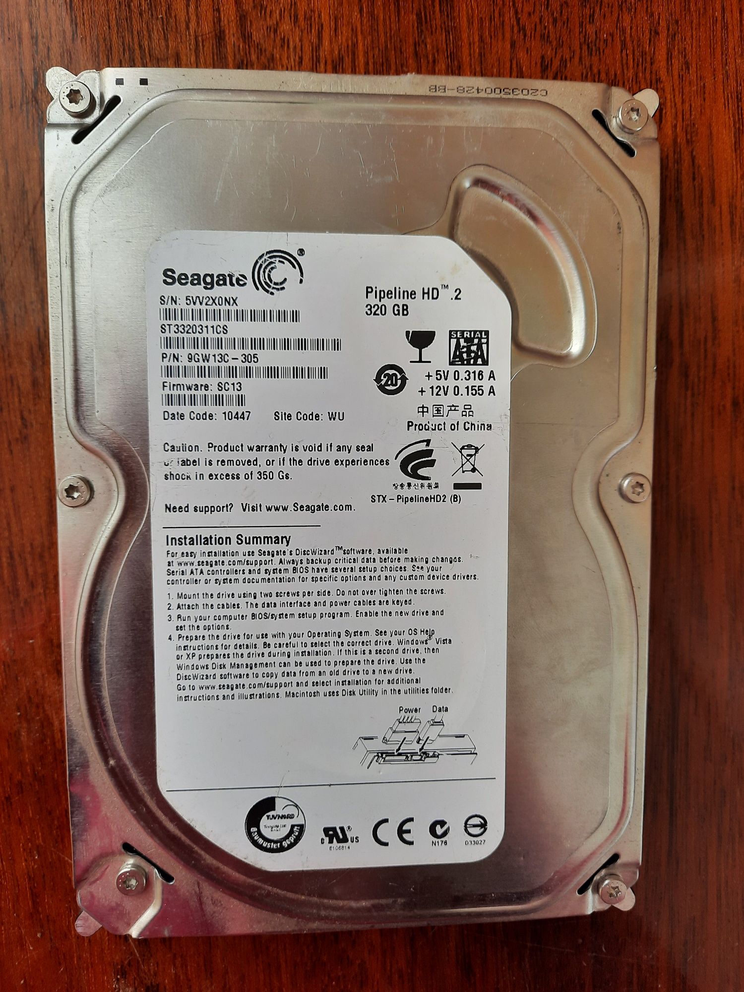 Жосткий диск Pipeline HD 2 320 GB
Дивіться також інші мої оголошенн