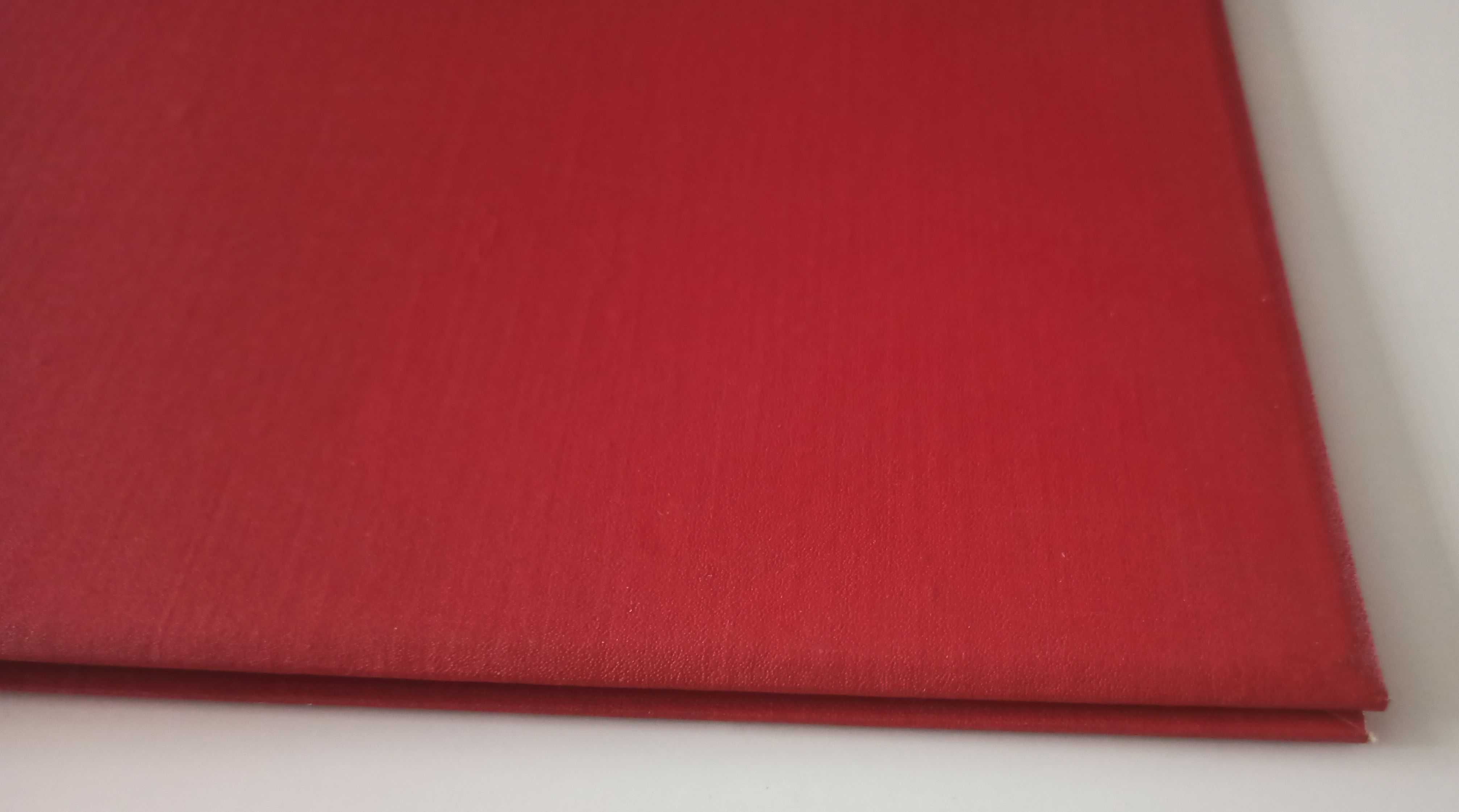 duża teczka na rysunki etui na dyplom czerwona 40,8x30 cm