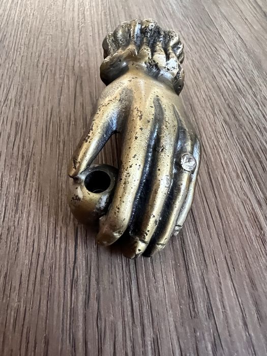 Porta caneta bronze.Anos 1950