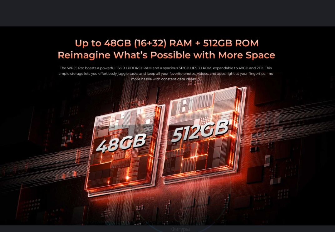 OUКITEL WP55 36/256Gb , WP55 Pro 48/512Gb 108/8NV/2/32Mp 11000мАч IP69