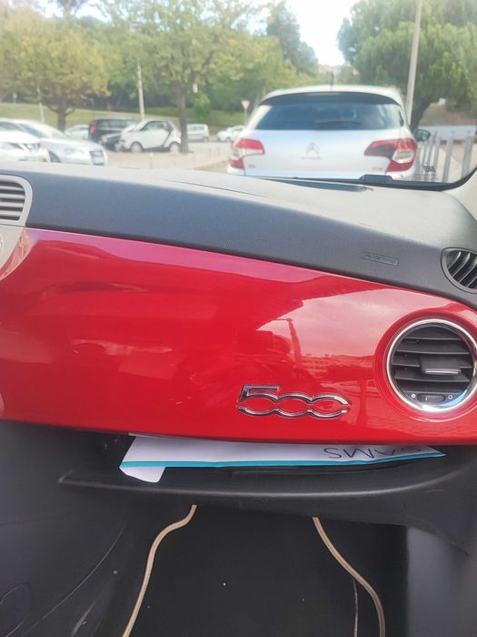 Fiat 500 ar condicionado teto panorâmico de abrir