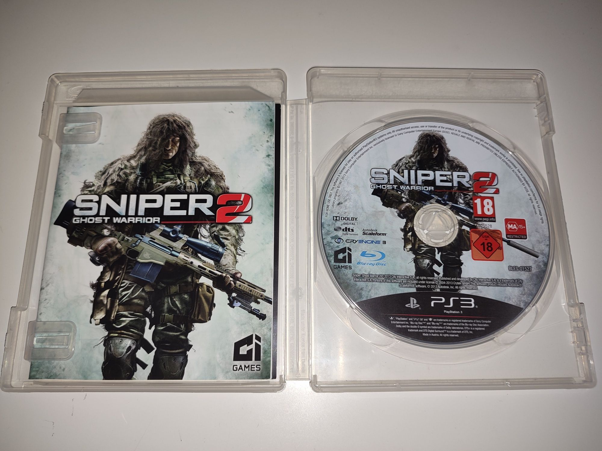 Gra Ps3 Sniper 2 II Ghost Warrior gry PlayStation 3 Hit GTA V GOW UFC