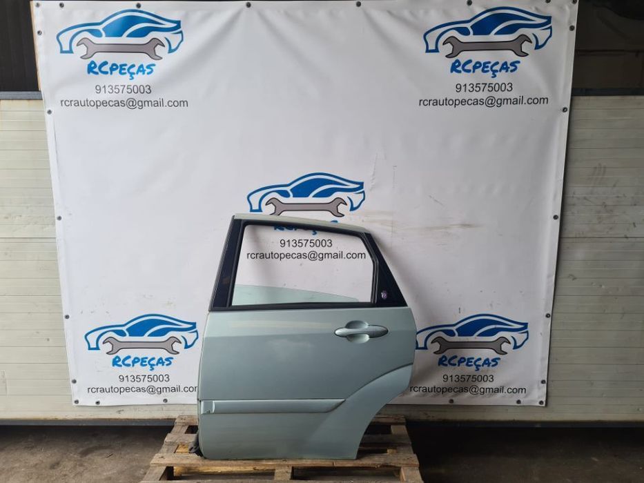 PORTA TRASEIRA TRÁS ESQUERDA FORD FOCUS I 1 MK1 SEDAN CARRO FECHO ELEVADOR MOTOR PUXADOR VIDRO