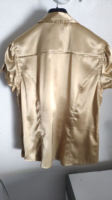 Camisa tipo Seda da Zara