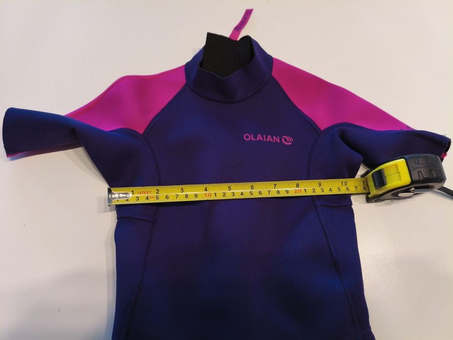 Krótka pianka surfingowa z neoprenu 1,5mm Decathlon