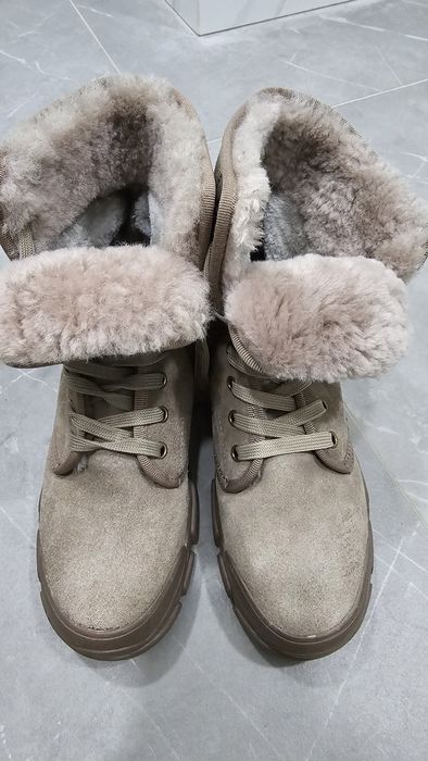 Зимові чоботи замш