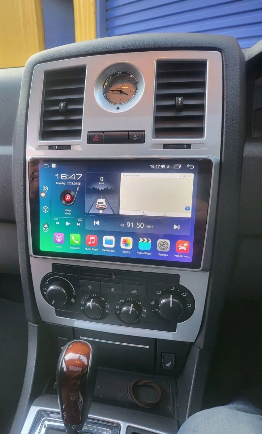 Rádio Chrysler 300C Android 13 com GPS