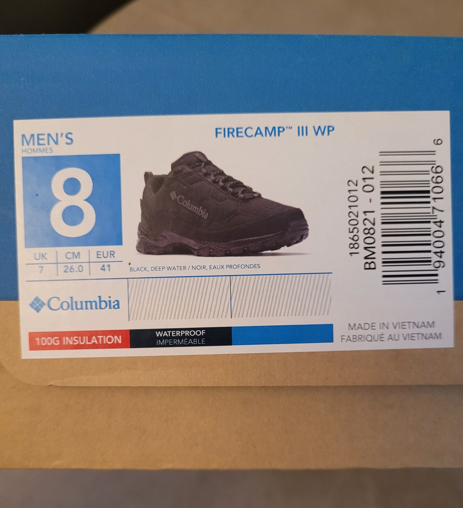 Напівчеревики чоловічі Columbia 41