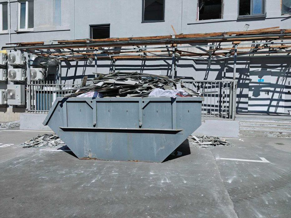 Вывоз строительного мусора контейнером Вивіз будівельного сміття