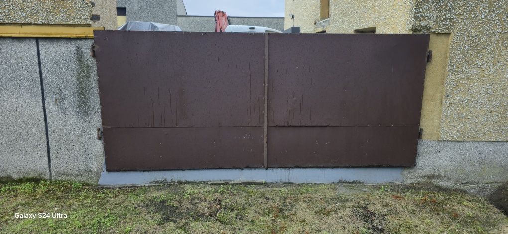 Brama 350 x 150 dwu skrzydłowa