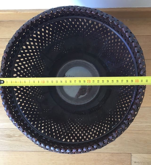 2 Vasos de vime castanho chocolate, IKEA