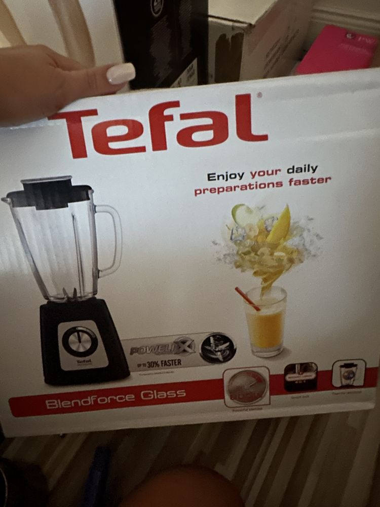 Tefal blender kielichowy szklana misa