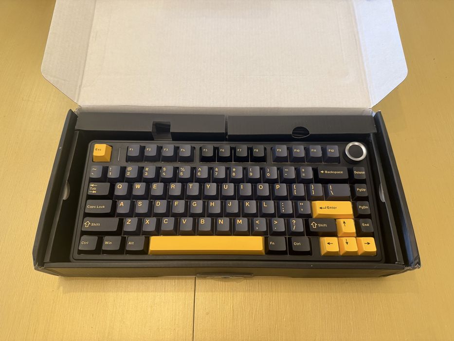 Klawiatura mechaniczna AULA F75  - Thunder Black (NOWA)