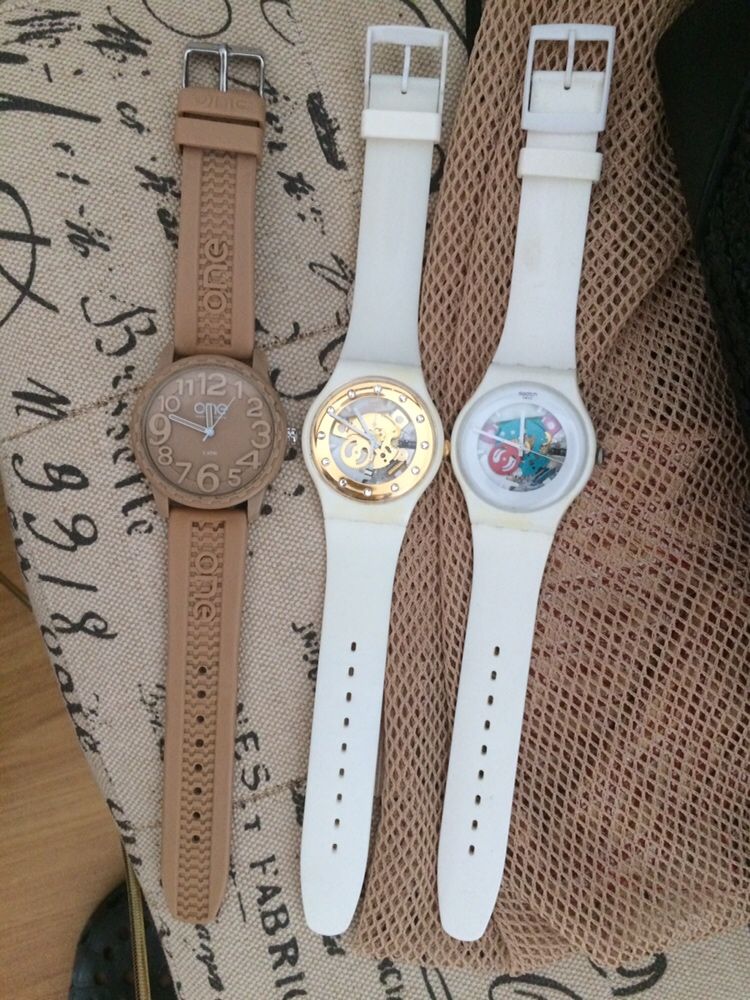 Relógios One e Swatch