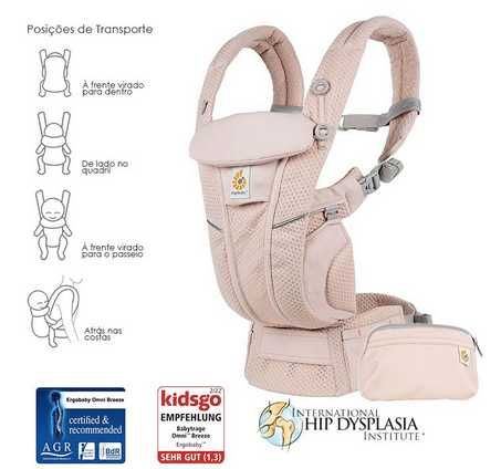 Marsúpio Ergobaby Omni Breeze - Rosa Claro