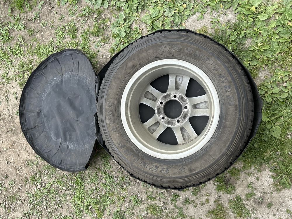 Запаска Toyota Land Cruiser 200 ,GrandTrek Dunlop AT22 285/60 R18 116v