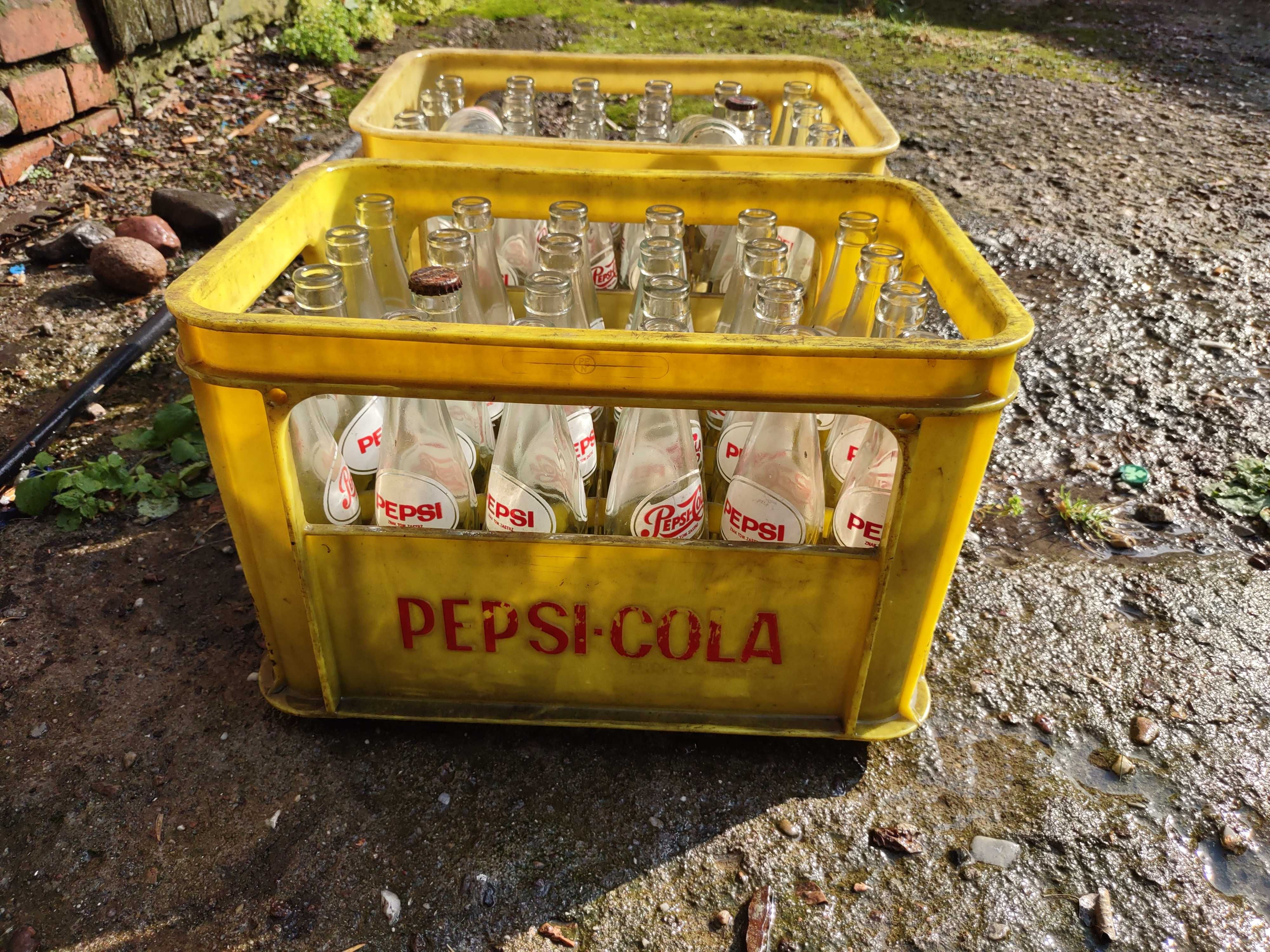 Butelki  Pepsi Cola 24szt.+skrzynka