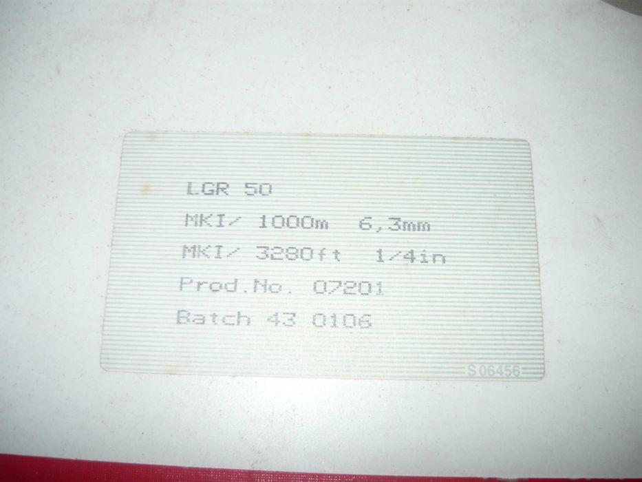 Basf LGR50 3 tasmy na bobinkach 1000mb nie nagrane