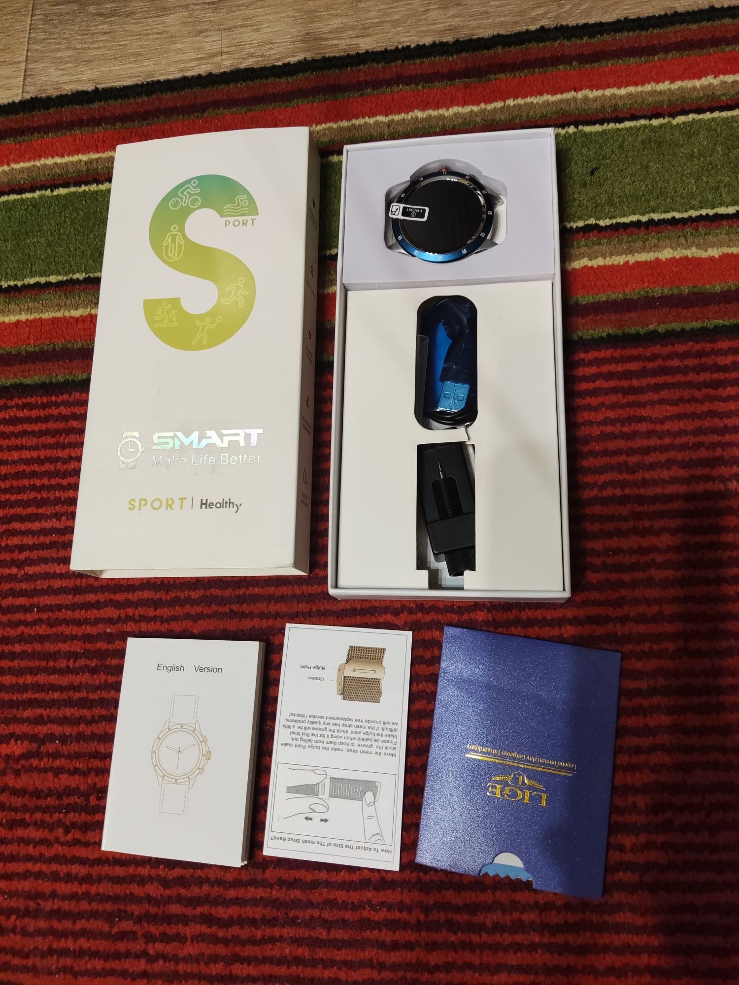 Чоловічий годинник Smart Make Life Better сірі