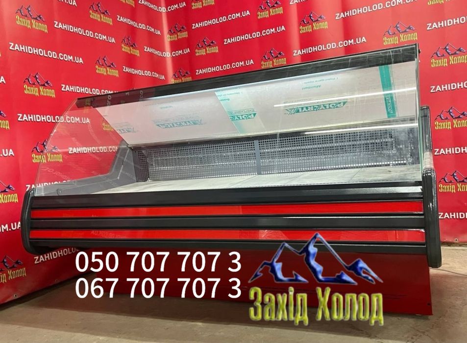 Горизонтальна холодильна вітрина.Вітрини холодильні Gold 1.3м, 1.5м, 2
