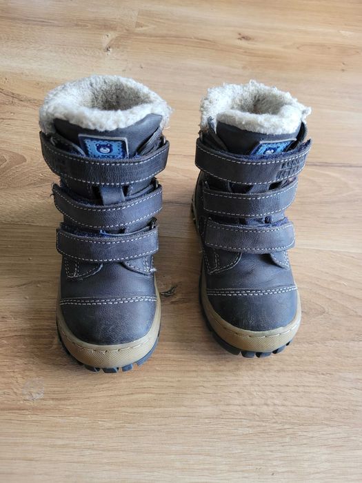 Buty skórzane zimowe Lasocki Kids r.22 niemowlęce trzewiki kozaki