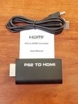 HОВЫЙ PS2 TO HDMI видео конвертер аналогового(av)сигнала в цифру(hdmi)