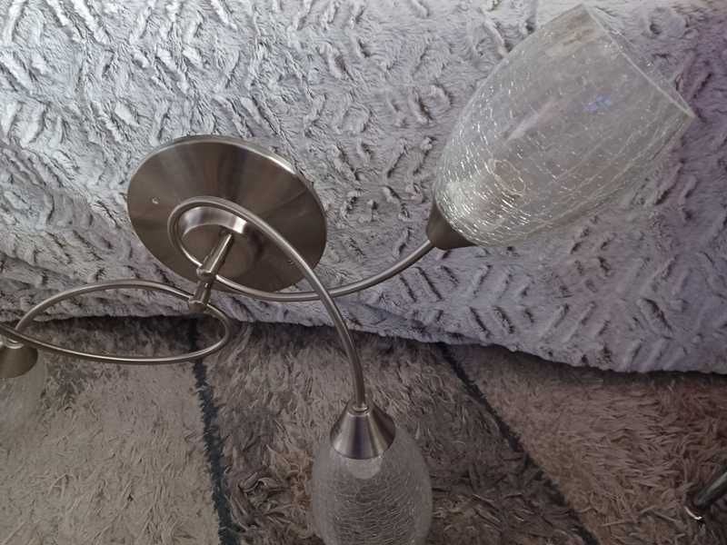 Lampa wisząca sufitowa 4 klosze