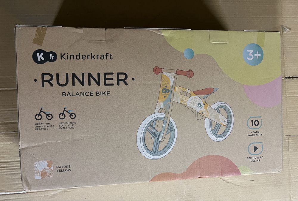 Kinderkraft rowerek biegowy zolty