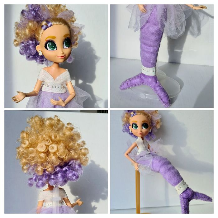 Лялька Барбі Mattel шарнірна фея принцеса Русалка Hairdorables великі