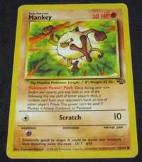 Cartas Pokémon Mankey 55/64 Basic Pokemon 30HP