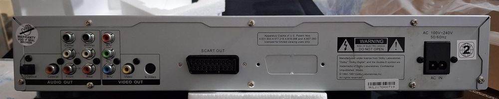 Leitor de DVD Mustek.