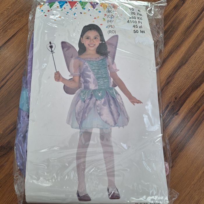 Strój wróżki motylek wróżka bal przebierańców dzień bajki r 116 NOWY