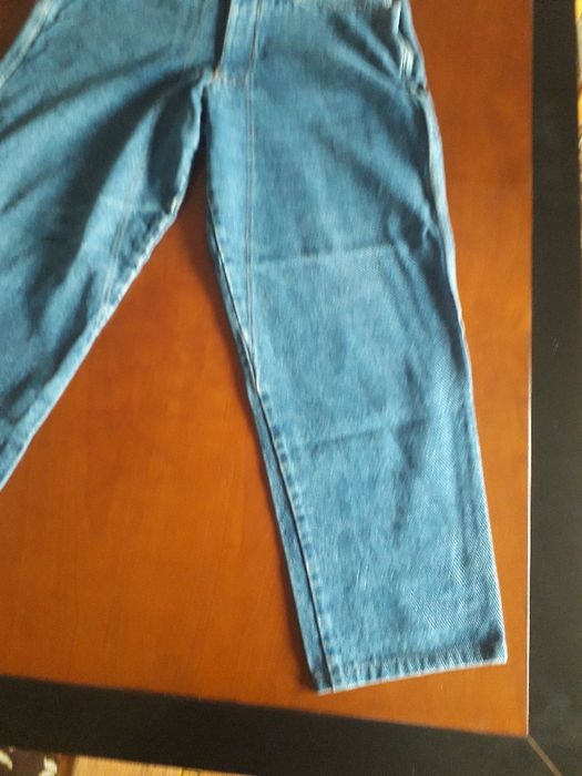 4 spodnie jeans niebieskie