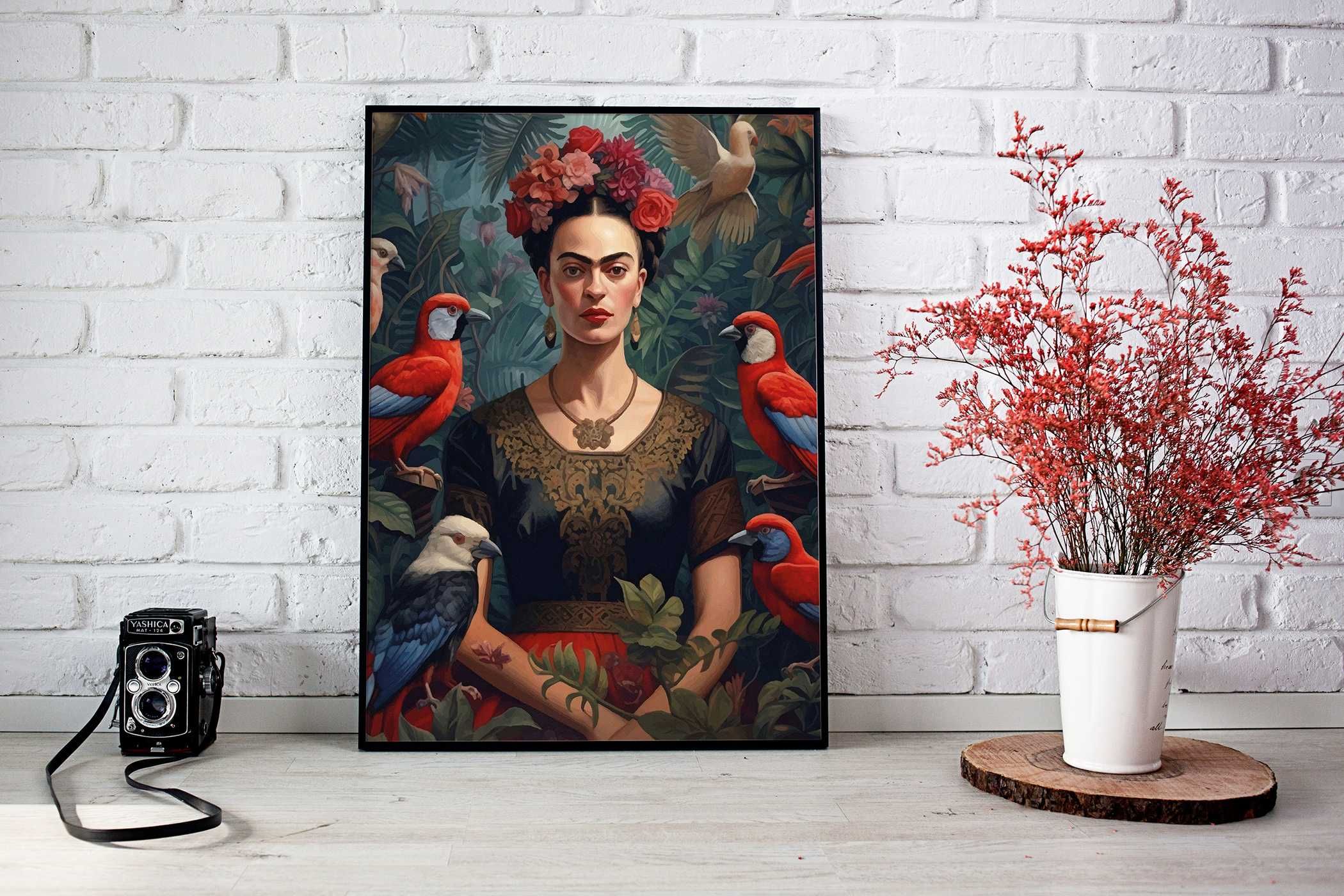 Plakat A3 Frida Kahlo portret