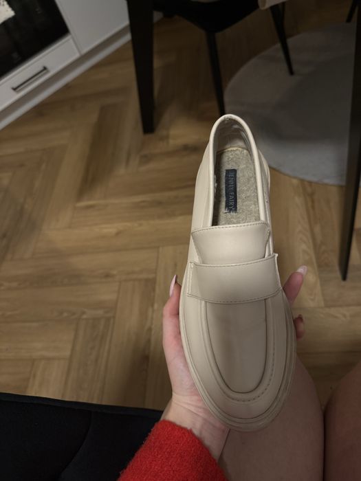 Loafersy ocieplane