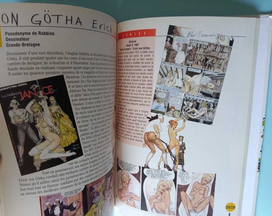 Encyclopédie de la Bande Dessinée Érotique - capa dura, 300 páginas