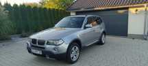BMW X3**LIFT 2007r.**Panorama**Czarny sufit**Czekoladowe skóry**