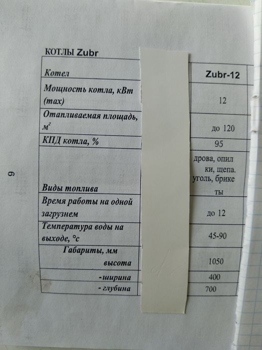 Продам твердопаливний котел Zubr на 12КВт