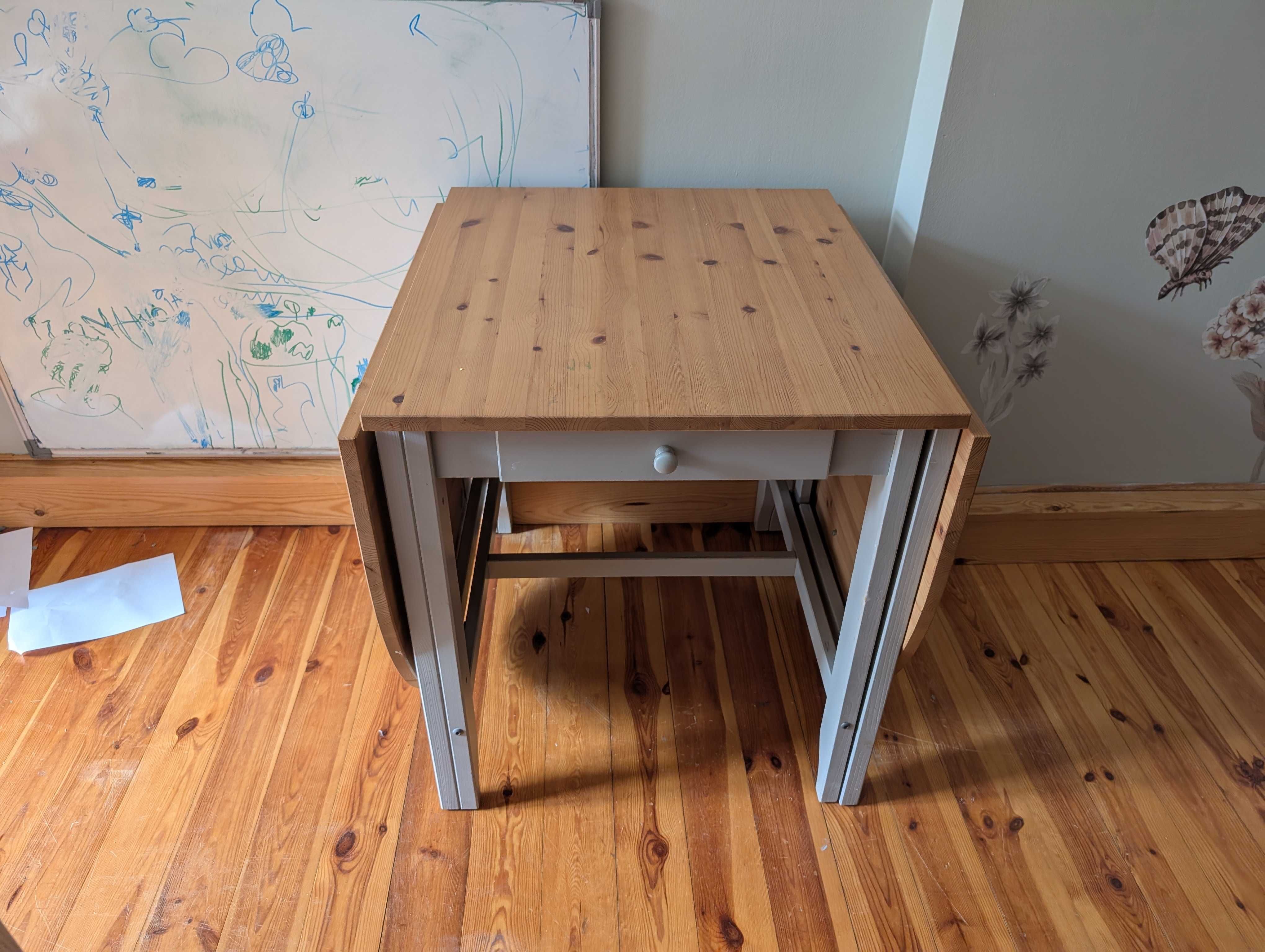 Stół Gamleby Ikea + 4 krzesła Leehamn