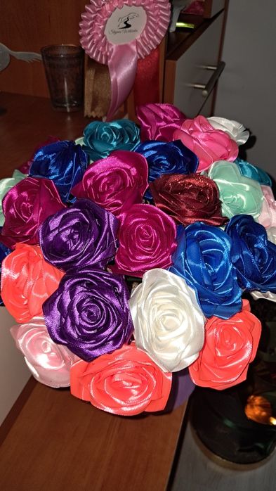 Hand made róże robione ręcznie