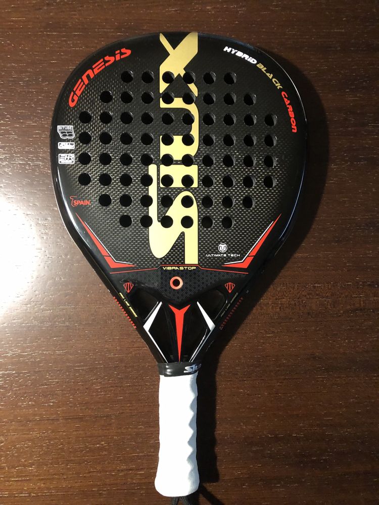 Raquete Padel SIUX GENESIS Hybrid Black Carbon