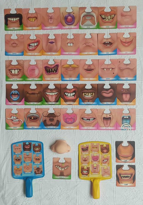 Jogo familiar (adivinha quem sou eu através da minha careta)