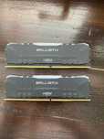 Модуль памʼяті Crucial DDR4 16Gb (2x8) Ballistix Black RGB 3200Mhz