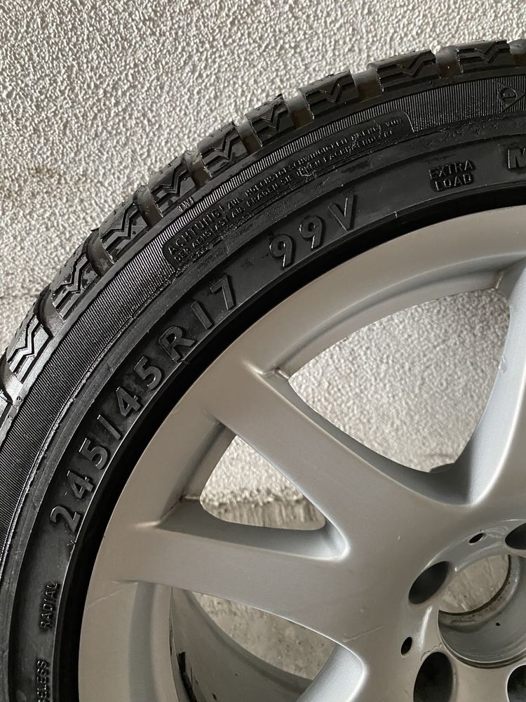 4 Jantes 5x112 originais Mercedes 17” com pneus